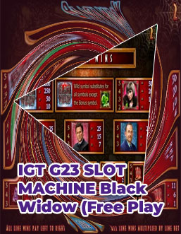 Black widow slot machine